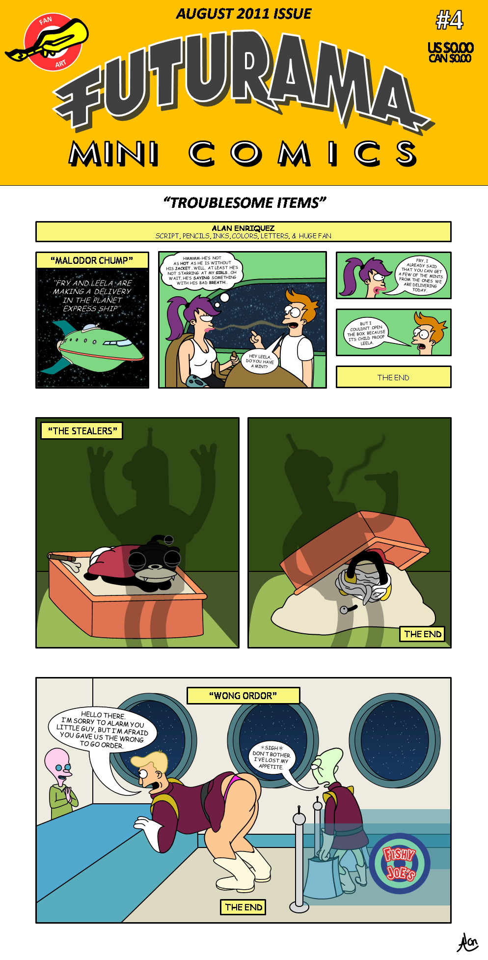 futurama mini comic 04 - page 1