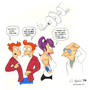 futurama double fry for superprincesspink by gulliver63
