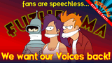 futurama fans speechless we want our voices back by spamnco