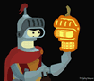 futurama return of the pumpkin king bender by the fighting mongoosess