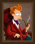 futurama fry portrait of a 20th century man improved by the fighting mongoosess