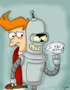 futurama hey you is my meatbag bender fry by sof sof
