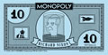 Futurama Monopoly: $10 bill - Richard Nixon's head-in-a-jar