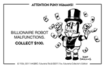 Futurama Monopoly: Chance/Community Chest card - Billionaire bot