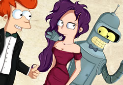 The Prom (Alice, Fry and Bender) by MissFuturama