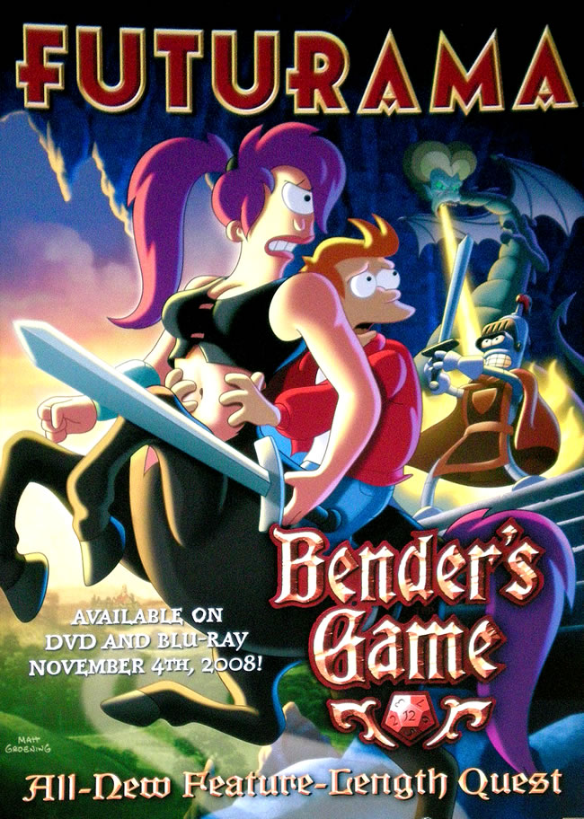 Futurama: Bender's Game movies in USA