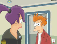 futurama leelatalkingwithfryincryo lab