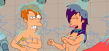 Shower and Shock Collars (Bender, Fry, Leela and Zoidberg) by FuturamaFreak1