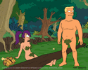 Adam and Eve (Zapp and Leela) - Futurama Season 6, Episode 6acv02 - In-A-Gadda-Da-Leela