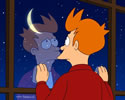 Futurama Season 6 - Fry looking at the Moon