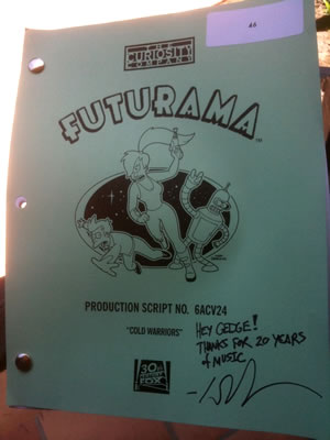 Script Cover of 6acv24 - Cold Warrirors (Futurama Season 6)