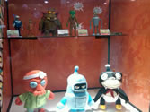 Toynami Futurama figures and plushies at the San Diego Comic-Con 2010