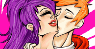 Fry and Leela love by Nightmare-from-Hell