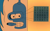  Futurama Movie Bender's Big Score Tattoo Binary Code